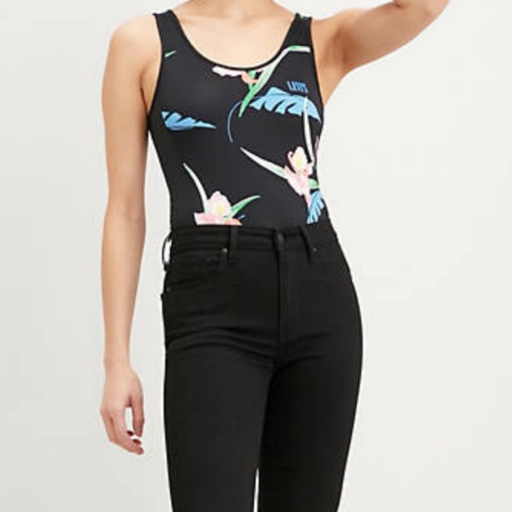 Levi's Celeste Floral Graphic Bodysuit